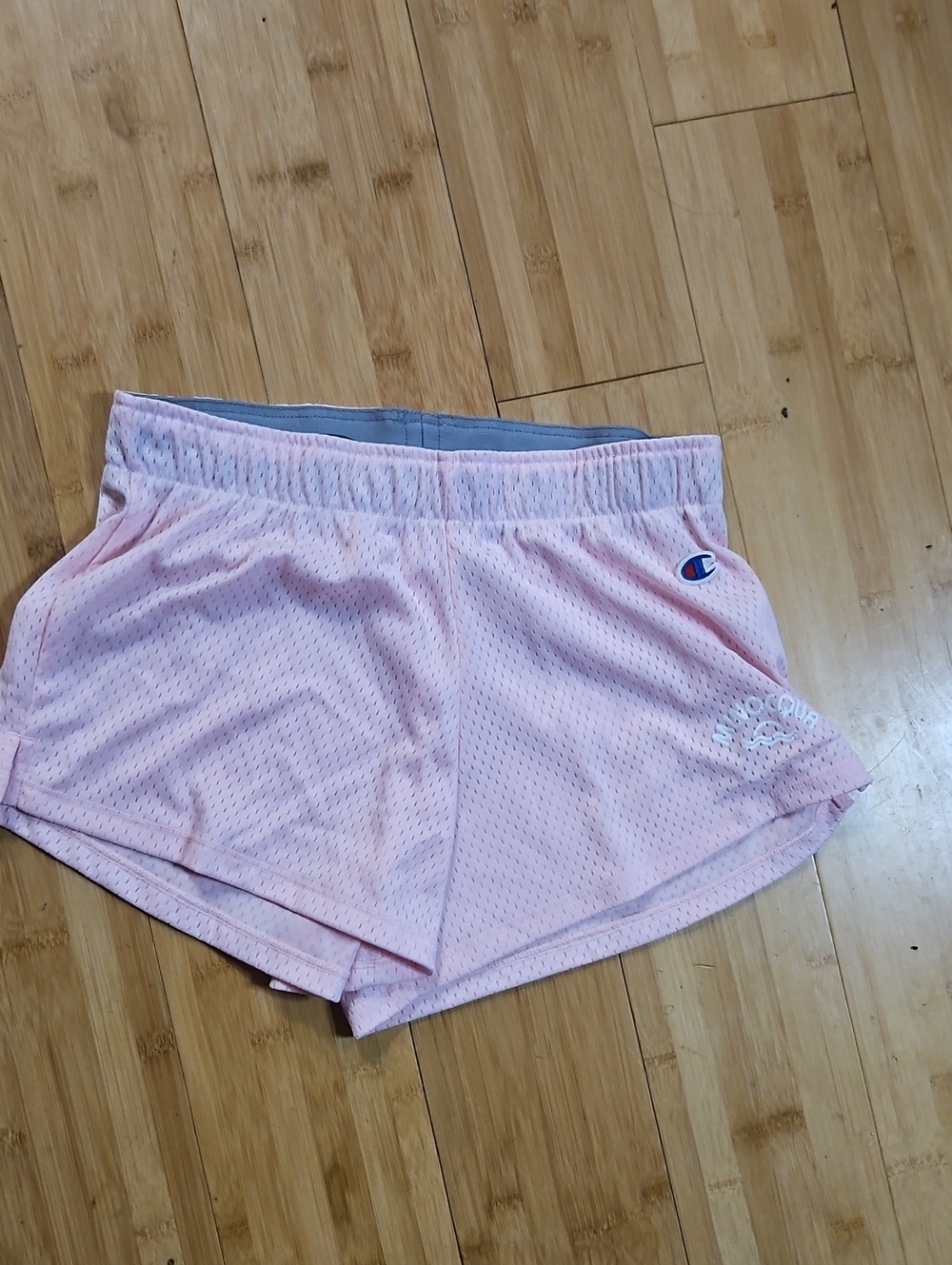 Champion Women's Pink Mesh Athletic Shorts